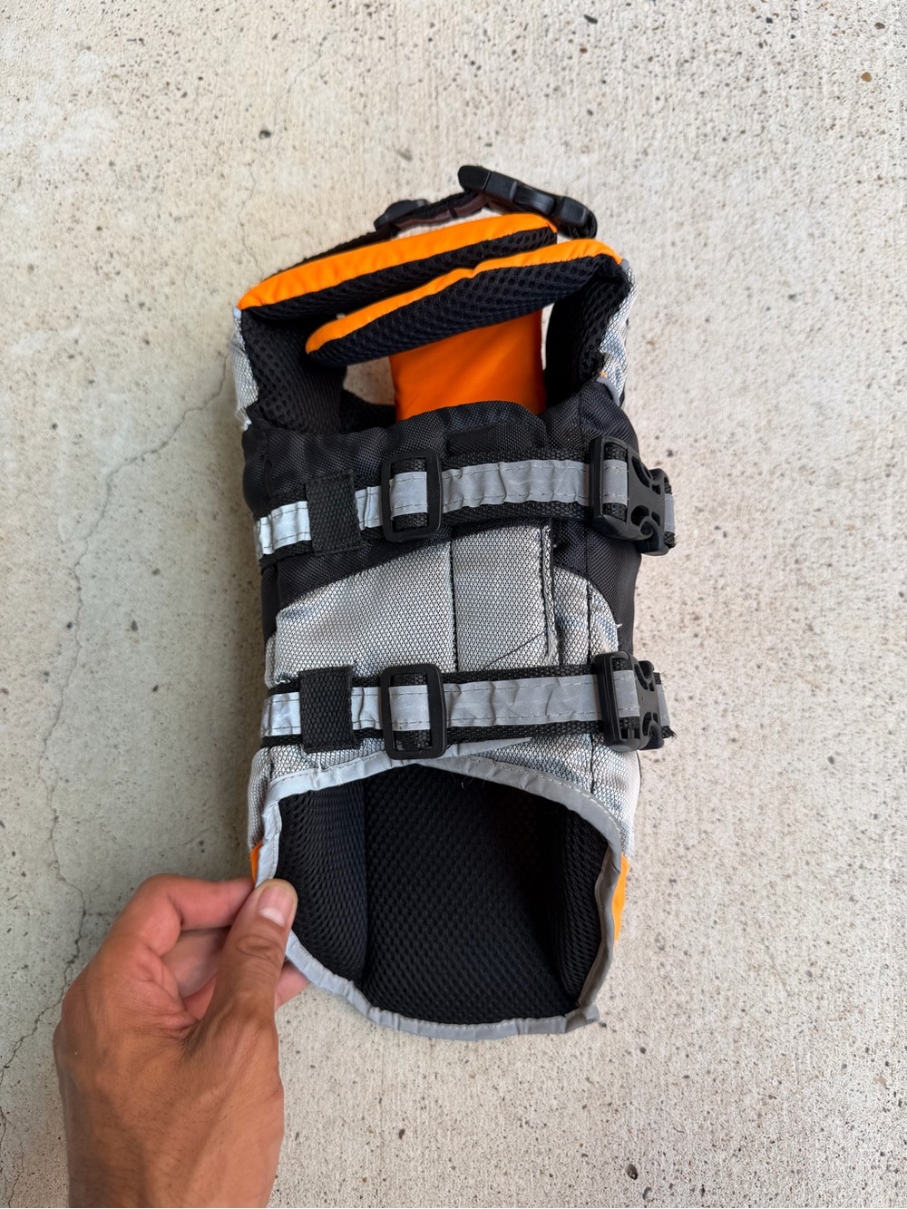 Silver Paw PMP Dog Life Jacket Small Orange Reflective Pet Life Vest S - Picture 3 of 12
